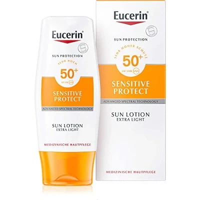 Bild av Eucerin Sensitive Protect Sun lotion Extra Light SPF 50+, 150 ml