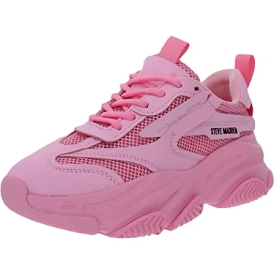 Bild av Steve Madden Women&#039;s Possession Sneaker, HOT Pink, 6.5