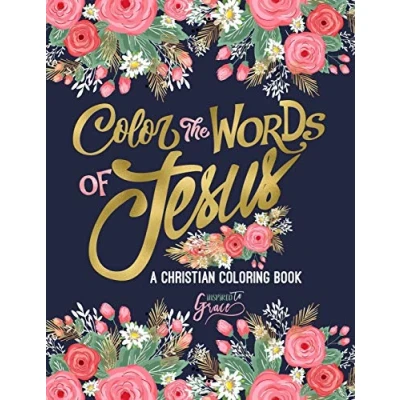 Bild av Color the Words of Jesus: A Christian Coloring Book: 6