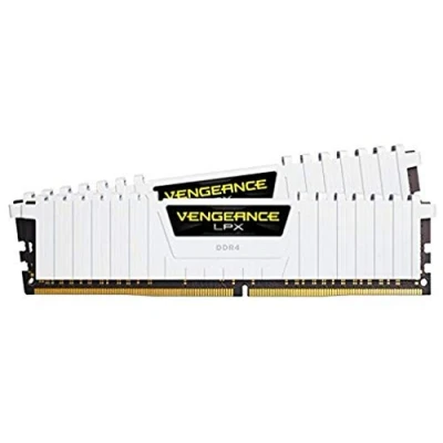 Bild av Corsair CMK16GX4M2A2666C16W Vengeance LPX 16GB (2 x 8GB) DDR4 2666Mhz XMP 2.0 High Performance Desktop Memory Kit, White