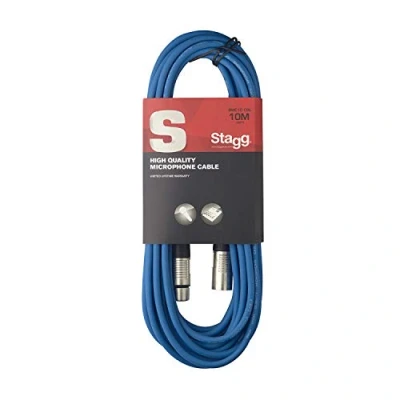 Bild av Stagg SMC10 CBL 10 M XLR till mikrofonkabel blå