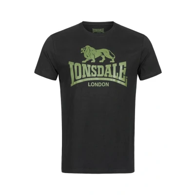 Bild av Lonsdale Normale Passform 2 PACK Bangor Tshirt med print, Storlek: Medium, Black olive