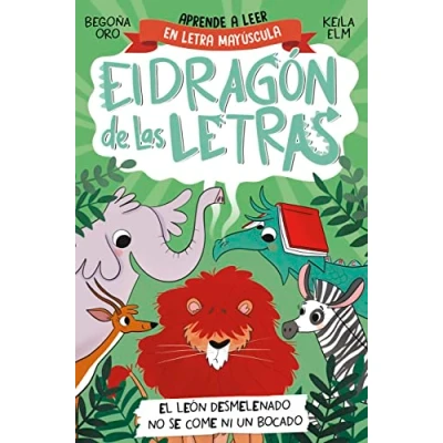 Bild av PHONICS IN SPANISH El león desmelenado no se come ni un bocado / The Dishevele d Lion Does Not Eat a Single Bite. Letters Dragon 2: Aprender leer con MAYÚSCULAS (a partir de 5 años)