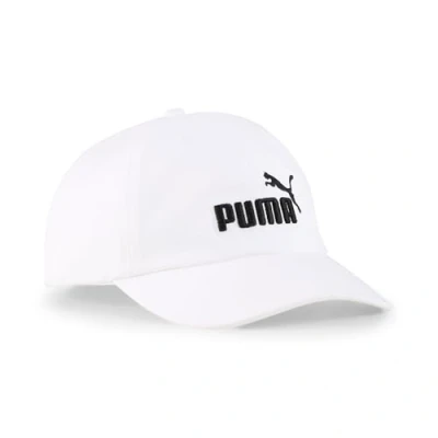 Bild av Puma Vit unconstructed Keps Essential No.1 Logo Bb White/Black Dad Cap @ Hatstore