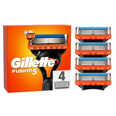 Bild av Gillette Fusion5 Påfyllningshyvlar för Män 4 Bitar