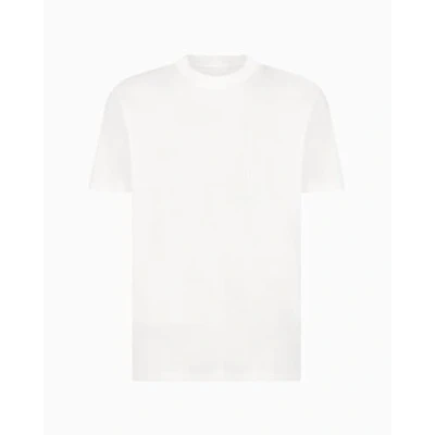 Bild av Armani Exchange Men&#039;s Blue Edition, broderad och tryckt logotyp, normal passform, Vit, M, M