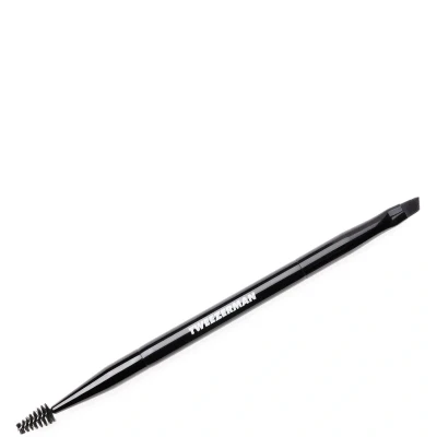 Bild av Tweezerman Angled BROW Brush &amp; Spoolie Ögonbrynspensel, Storlek: One Size, Black