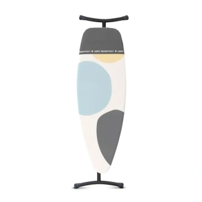 Bild av Brabantia Bügelbrett C, Massive Dampfbügelablage, Värmetålig parkeringszon, Spring Bubbles, D Strykbord (135 x 45 cm)