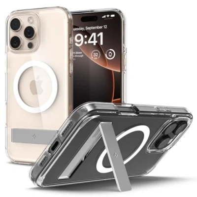 Bild av Spigen Ultra Hybrid S MagFit Skal Kompatibel med iPhone 16 Pro Max Case Fodral Crystal Clear