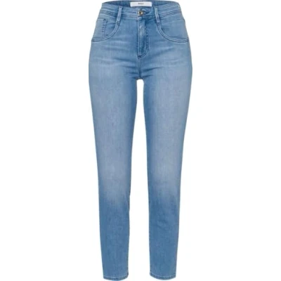Bild av BRAX Damstil Shakira S Free to Move Light ekologisk bomullsjeans, använd sommarblå, 36K, Begagnad 27W x 30L