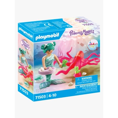 Bild av PLAYMOBIL Princess Magic Sjöjungman med färgskiftande bläckfisk 71503