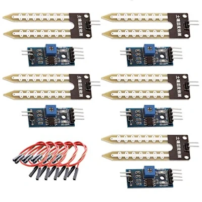 Bild av AZDelivery 5 x Soil Moisture Sensor Hygrometer Module kompatibel med Arduino e book!