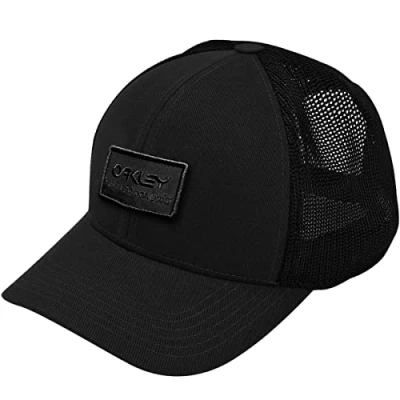 Bild av Oakley Svart Trucker Keps B1b High Definition Optics Patch Blackout @ Hatstore