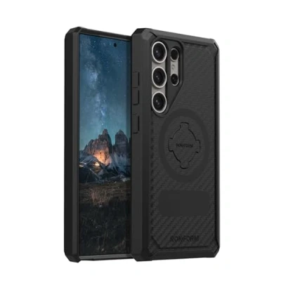 Bild av Rokform Galaxy S24 Ultra fodral, robust serie, magnetiskt fodral med vridlås, dropptestad rustning (svart)