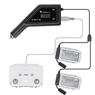 Bild av Drone Car Charger 3 in 1 Intelligent Hub Drönarbatteri Fjärrkontroll Laddning för DJI Mavic Air 2 2S