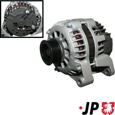 Bild av JP GROUP 1290101500 Alternateur 12V 70A OPEL: Astra H 3/5 portes, Meriva A, Corsa C VAUXHALL: Mk5, Mk1, Mk2