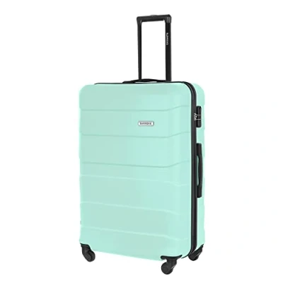 Bild av BARRENS Large Suitcase Check in Luggage 77x52x29 cm 61 L ABS material med hög slagkraft Cipher lås Flexibla handtag 360 graders hjul Elastiska 4 Mynta