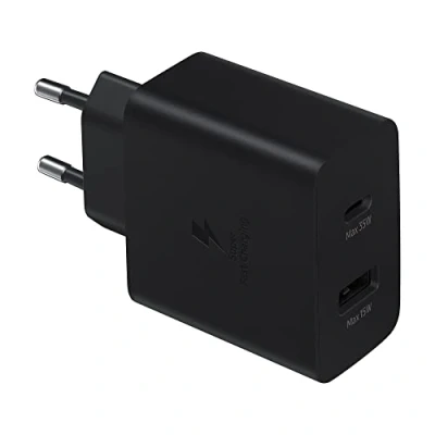 Bild av Samsung Dual USB C Snabbladdare 35W Svart