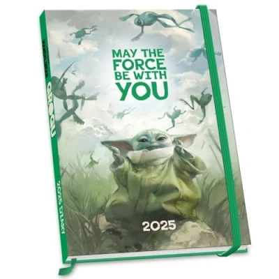 Bild av Star Wars The Mandalorian Grogu A5 Tischkalender 2025: Original Danilo Kalender [Mehrsprachig] [Kalender]
