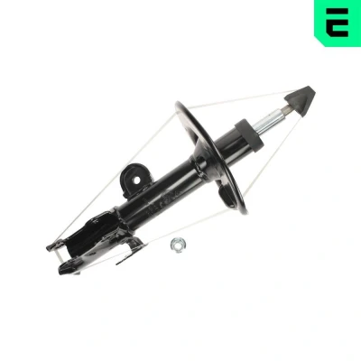 Bild av OPTIMAL A 5165GL Amortisseur Essieu avant gauche Pression de gaz Système bitube Jambe suspension Goujon en haut, Collier bas M14x1.5