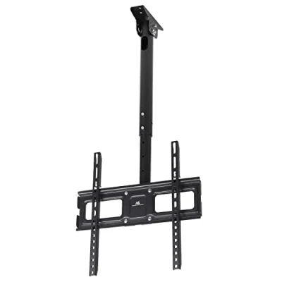 Bild av Maclean MC 943 Universal OLED QLED LCD plasma TV takfäste, svängbar, lutbar, höjdjusterbar hållare, 3250 tum till 35 kg, även för lutande tak (för en TV)