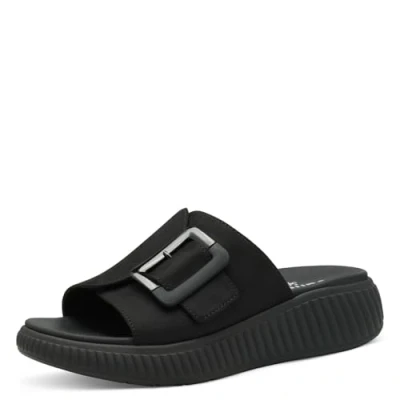 Bild av Jana Dampantolett veganskt sandal, svart, 39 EU