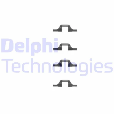 Bild av Tillbehörssats, skivbromsbelägg DELPHI LX0260