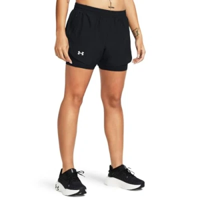 Bild av Under Armour FLY BY 2 IN 1 Träningsshorts, Storlek: XXL, Black/black