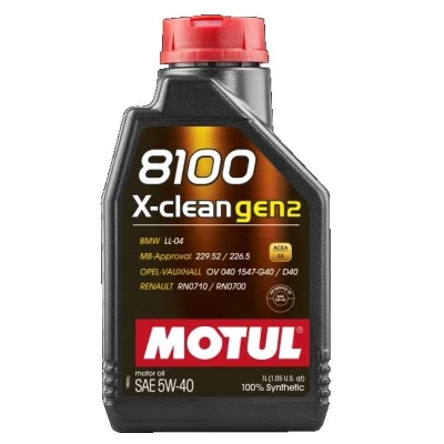 Bild av Motul X CLEAN GEN2 5W 40 1I Huile moteur 109761 BMW: X5, 1 5 portes, 3 Touring, OPEL: Insignia A 3/5 MERCEDES BENZ: Classe C Break