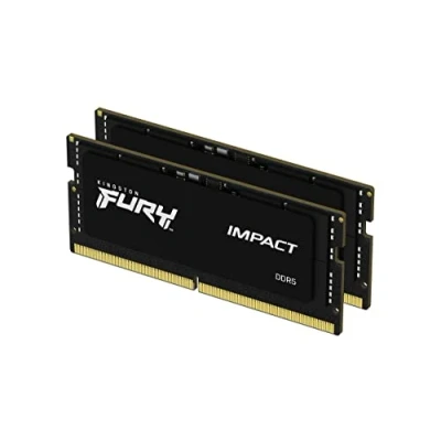 Bild av Kingston FURY Impact XMP 32 GB 6400MT/s DDR5 CL38 SODIMM (Kit of 2) Notebook Spelminne KF564S38IBK2