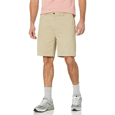 Bild av Amazon Essentials Men&#039;s Shorts 23 cm (9 tum) klassisk passform, Ljusbrun, 33