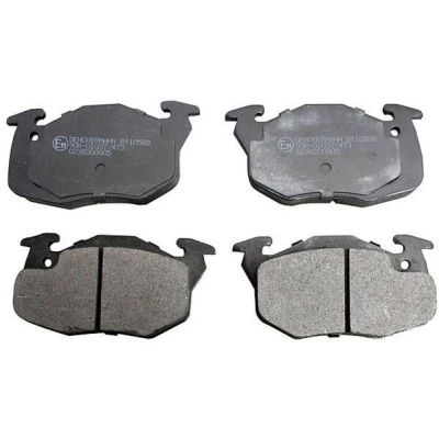 Bild av DENCKERMANN B110588 Jeu de plaquettes frein Essieu avant contact signal d&#039;usure inclus RENAULT: CLIO 1, Super 5 3/5 portes, Rapid