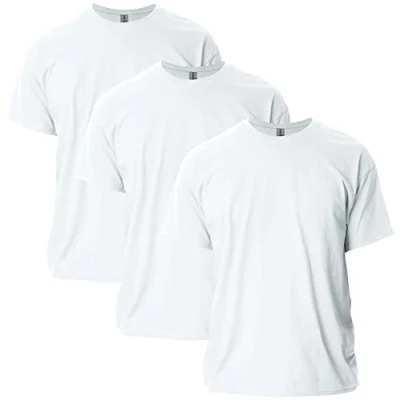 Bild av GILDAN herr T shirt Ultra i bomull, stil G2000, Vit, L