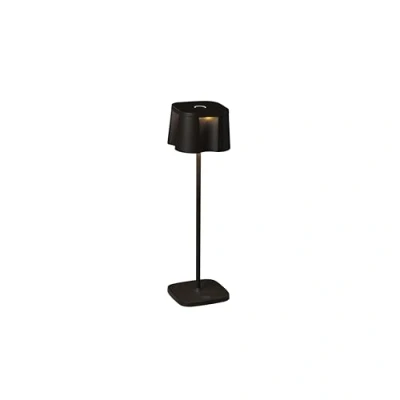 Bild av Konstsmide bord Nice svart Inomhus/utomhus USB aluminium 2 ljusfärger 3 ljuslägen batteritid upp till 20 h 7818 750, 10 cm (L)/10 (B)/36 (H)