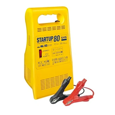 Bild av GYS bilbatteriladdare bilbatteriladdning start och laddare 12 V i inbyggt tillstånd, UP 80
