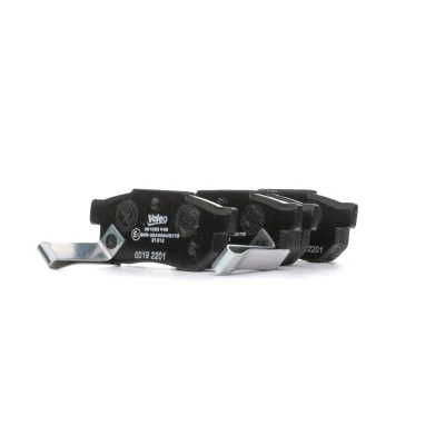 Bild av VALEO 301053 Jeu de plaquettes frein FIRST Essieu arrière contact signal d&#039;usure inclus sans tôle anti bruit HONDA: CIVIC 4 Hatchback, CRX 2