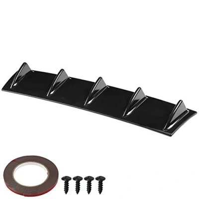 Bild av Qiilu Shark Fin Diffuser, Universal Car Bakre Bumper Chassis Spoiler Wing Lip Diffuser (M)