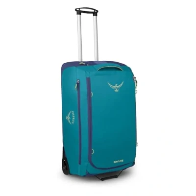 Bild av Osprey Whld Duffel 85 Daylite Wheeled rullväska med hjul robust, Blå Spikemoss/Alkaline, Talla única, tillfällig