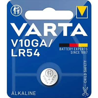 Bild av Varta Batteriknappcell för V10GA (1,5 V, 50 mAh) LR 54, 1 pack