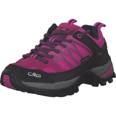 Bild av CMP Rigel LOW Trekking SHOE WP Hikingskor, Storlek: 38, Pink fluo/blue Skinn/syntet