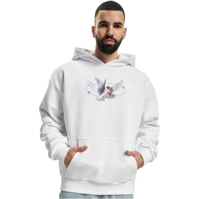 Bild av Upscale by Mister Tee VIVE LA Liberte Oversize Luvtröja, Storlek: Small, White