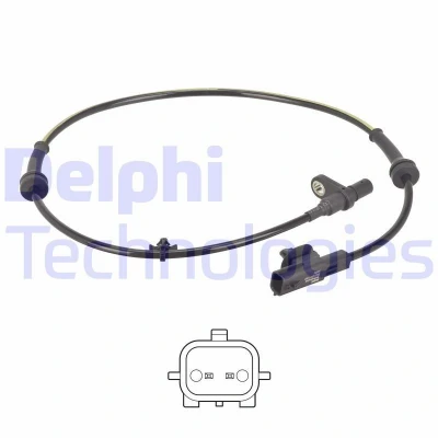 Bild av ABS givare DELPHI SS21257 12B1