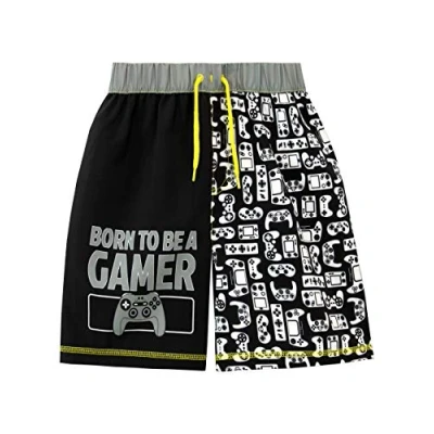 Bild av Harry Bear Pojkar gaming badshorts, svart, 122 cm