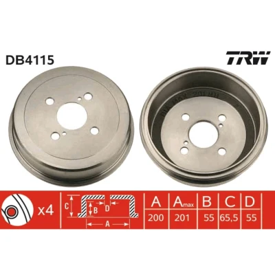 Bild av Bromstrumma TRW DB4115