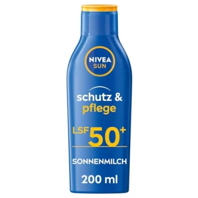 Bild av Nivea Protect &amp; Moisture Solkräm, Blå, 200 ml