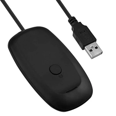 Bild av Mcbazel Trådlös USB 2.0 spelmottagare för Microsoft Xbox 360 stationär dator PC Gaming svart