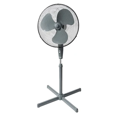 Bild av Bestron Pelarfläkt med tre hastigheter, fläkt 75 oscillationsfunktion och justerbar höjd upp till 122 cm, Ø 45 W, ASV45G, färg: grå