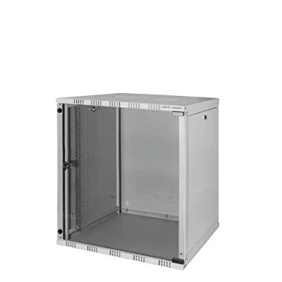 Bild av Logilink W12A40G ECO väggskåp 12HE (400 mm djup), platt förpackning (omonterad), 48,26 cm (19 tum) ljusgrå