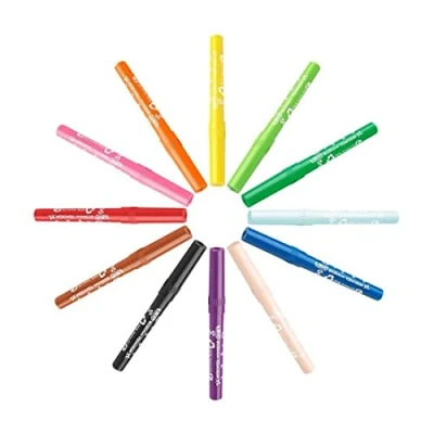 Bild av BIC Kids Visacolor XL ECOlutions färgpennor, svart, 12 pack