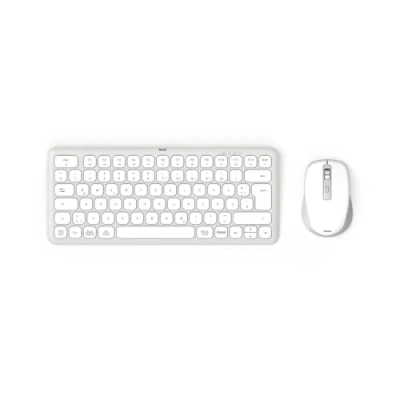 Bild av Hama Tangentbord mus set trådlöst (multienhettangentbord och med Bluetooth/trådlös för PC, smartphone, surfplatta, liten, batterier, tysta scissorknappar, multimediaknappar, tysk